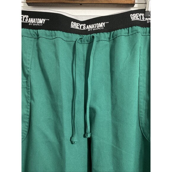 Grey's Anatomy Barco Active Scrub Pants Bottoms 3 Pocket Womens 3X Green NEW - Picture 5 of 10